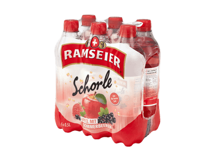 Ramseier Apfelschorle Sommerbeeren (Aktion nur in der Deutsch- und Westschweiz gültig)