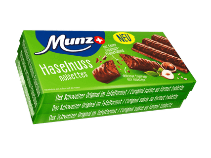 Munz Tafelschokolade Branche Trio
