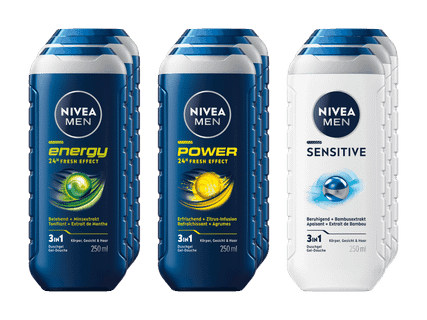 NIVEA MEN Pflegedusche Trio