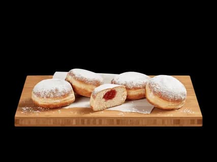 Berliner mit Mehrfruchtfüllung