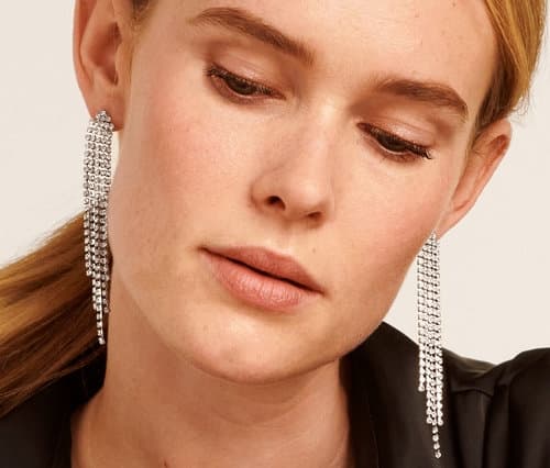 Ohrhänger Sparkle Fringes